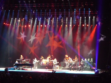 Elton John and his band. Photo taken by Steve Yanko.